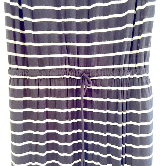 J Crew Navy/White Striped Strapless Maxi Dress, XS. EUC - Picture 5 of 6